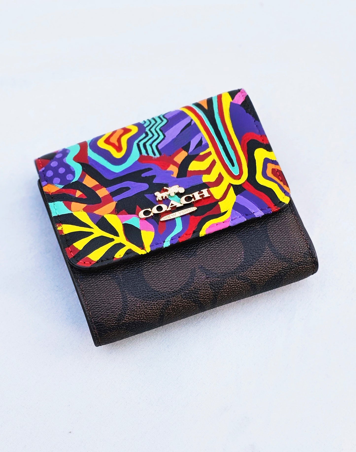 Tropical Dreams Hand Painted Wallet