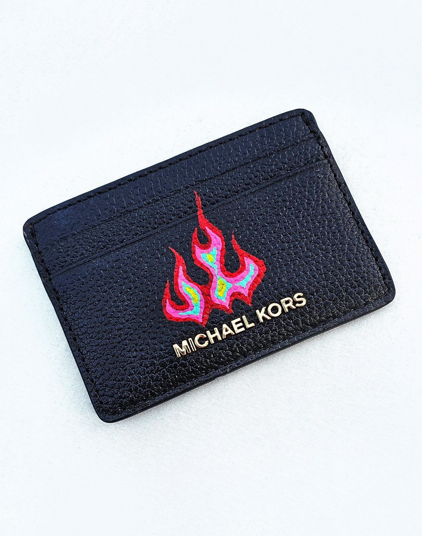 Hand painted Fiery Passion Card Case