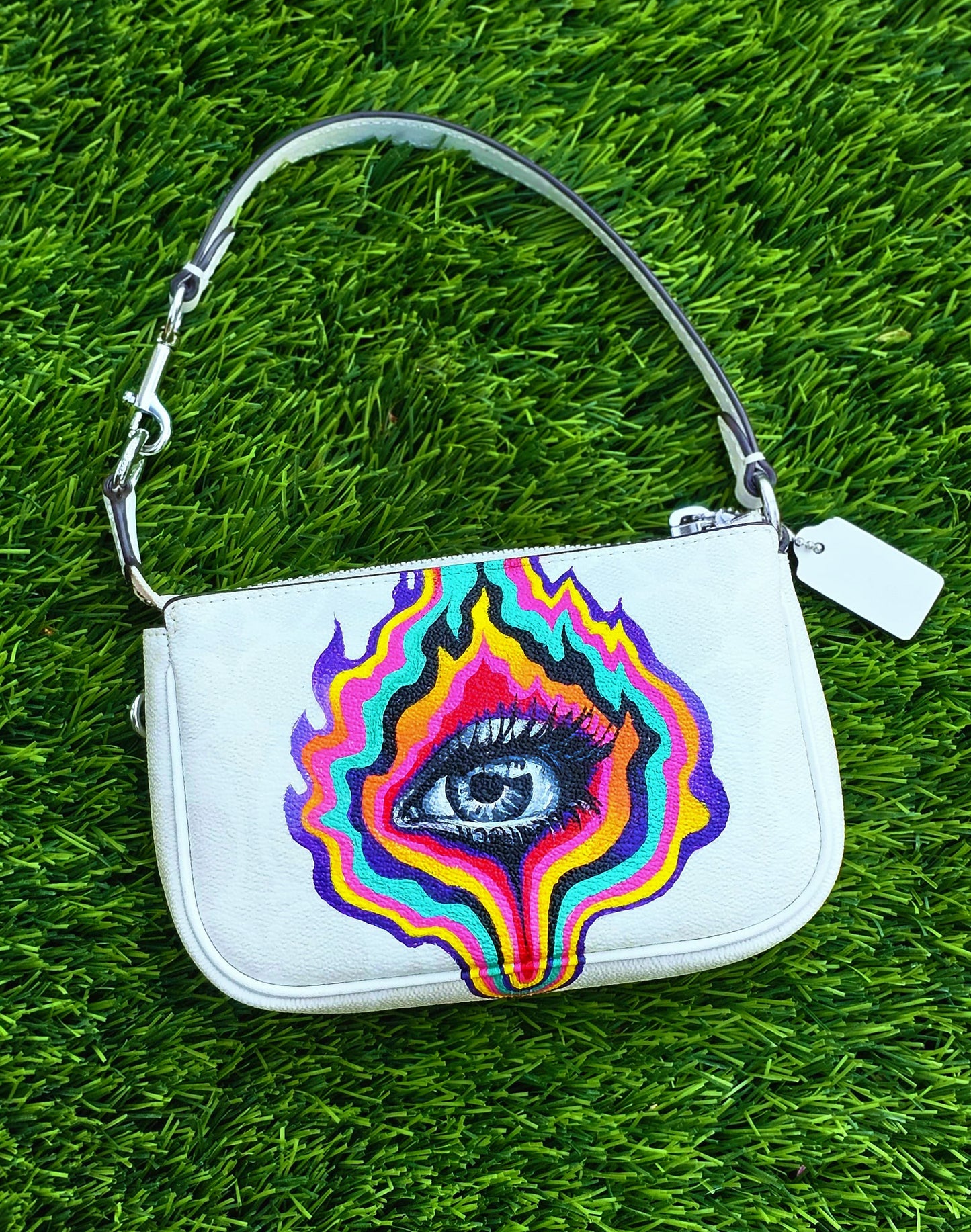 Eternal Flame Eye Painted Hand Bag
